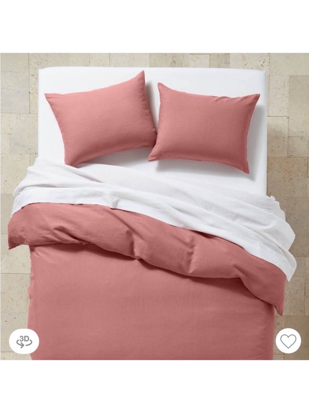 Casaluna King 100% Linen Duvet Cover & Sham Set